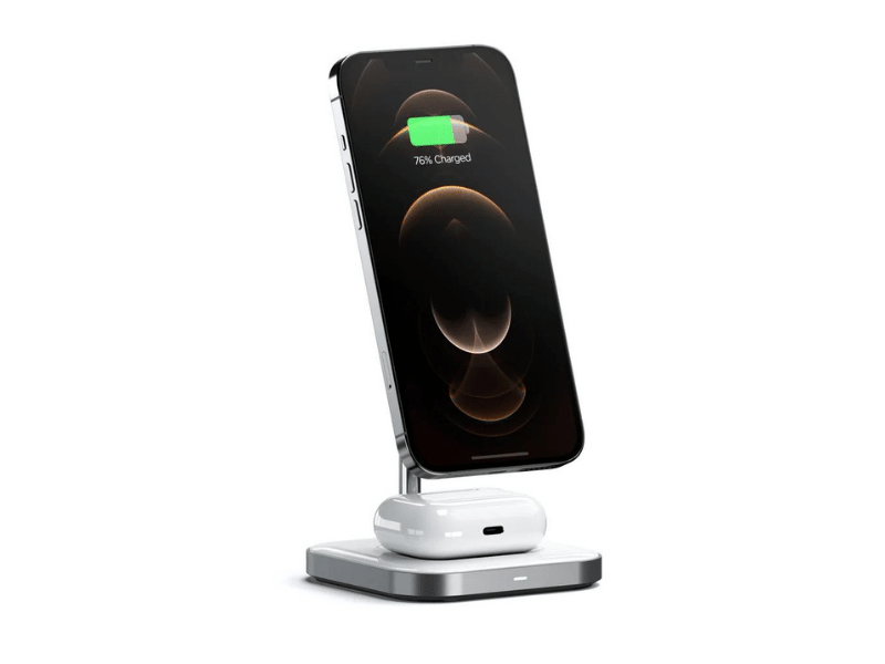 Satechi 2-In-1 Magnetic Wireless Charging Stand